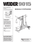 Weider WEEVSY1923 User's Manual