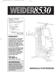 Weider WESY8530 User's Manual