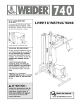 Weider WESY7409 User's Manual