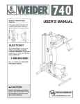 Weider WECCSY7409 User's Manual