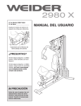 Weider WESY1938 User's Manual