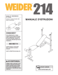 Weider WEEVBE3522 User's Manual