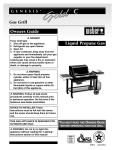 Weber Genesis Gold C Owner's Manual