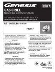 Weber 89557 User's Manual