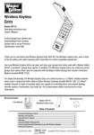 Wayne-Dalton KEP-IV Operating Instructions