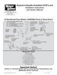 Wayne-Dalton 8000/9000 Series & Wood Doors User's Manual