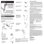 Waterpik Technologies 20011364-F User's Manual