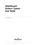 WatchGuard Technologies FireboxTM System 4.6 User's Manual