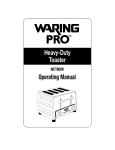 Waring WCT800R User's Manual