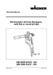 Wagner SprayTech GM 2000 EACF User's Manual