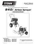 Wagner SprayTech 840i User's Manual