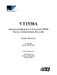 VXI VT1538A User's Manual