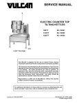 Vulcan Materials K12ETT User's Manual