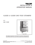 Vulcan-Hart VL2GSS ML-52389 User's Manual