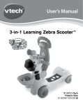 VTech Mobility Scooter 91-002487-000-000 User's Manual