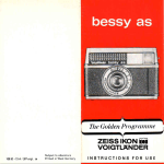 Voigtlander Bessy AS Instructions for Use