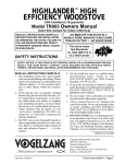 Vogelzang International TR003 User's Manual