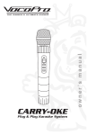 VocoPro Carry-Oke Microphone User's Manual
