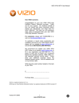 VIZIO VP42 User's Manual