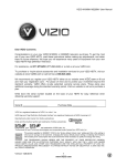 VIZIO M190MV User's Manual