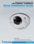 Vivotek FD7130 User's Manual