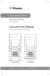 Vita-Mix The Quiet One User's Manual