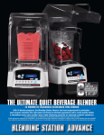 Vita-Mix Blending Station Advance SS User's Manual