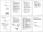 Vista VBC-800NI30-WC User's Manual