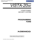 Vista 20SE User's Manual