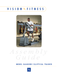 Vision Fitness X6600HR User's Manual