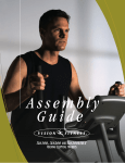 Vision Fitness X6100 User's Manual