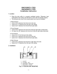 Vinotemp WM-1500 User's Manual