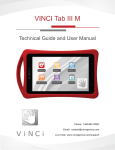 Vinci Tab III M User's Manual
