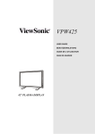 ViewSonic VPW425 User's Manual