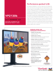 ViewSonic VP2130P User's Manual