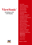 ViewSonic VG1932wm-LED User's Manual