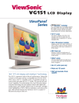 ViewSonic VG151 User's Manual