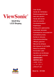 ViewSonic VA2016W User's Manual