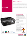 ViewSonic Pro8500 User's Manual