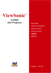 ViewSonic PJ558D User's Manual