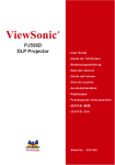 ViewSonic PJ556D User's Manual