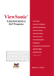 ViewSonic PJ551D-2 User's Manual