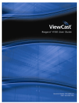 ViewCast Oven 4100 User's Manual
