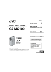 Victor GZ-MC100 User's Manual