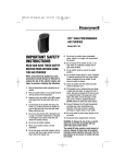 Vicks HFD-135 User's Manual