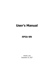 VIA Technologies Mini-ITX Mainboard EPIA-SN User's Manual