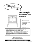 Vermont Casting 1640 User's Manual