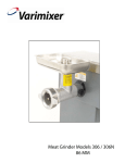 Varimixer 306 User's Manual