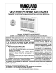 Vanguard Heating VP2000BTC User's Manual