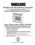 Vanguard Heating VP1600D User's Manual